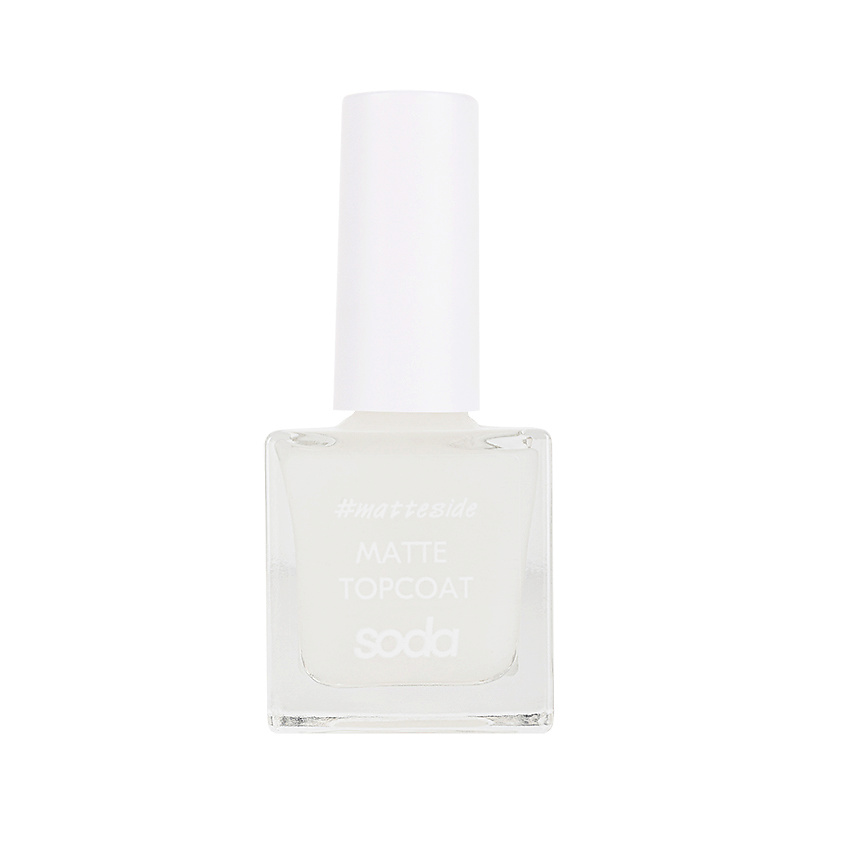 SODA Матовое покрытие для ногтей MATTE TOPCOAT #matteside – фото 2