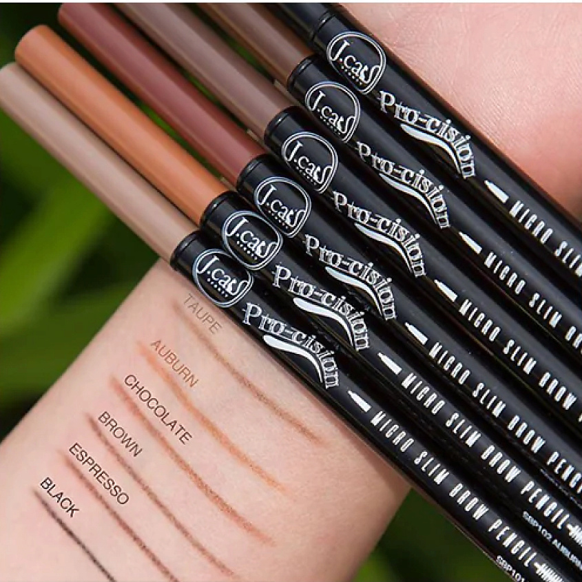 J. CAT BEAUTY Карандаш для бровей PRO-CISION MICRO SLIM BROW PENCIL – фото 4