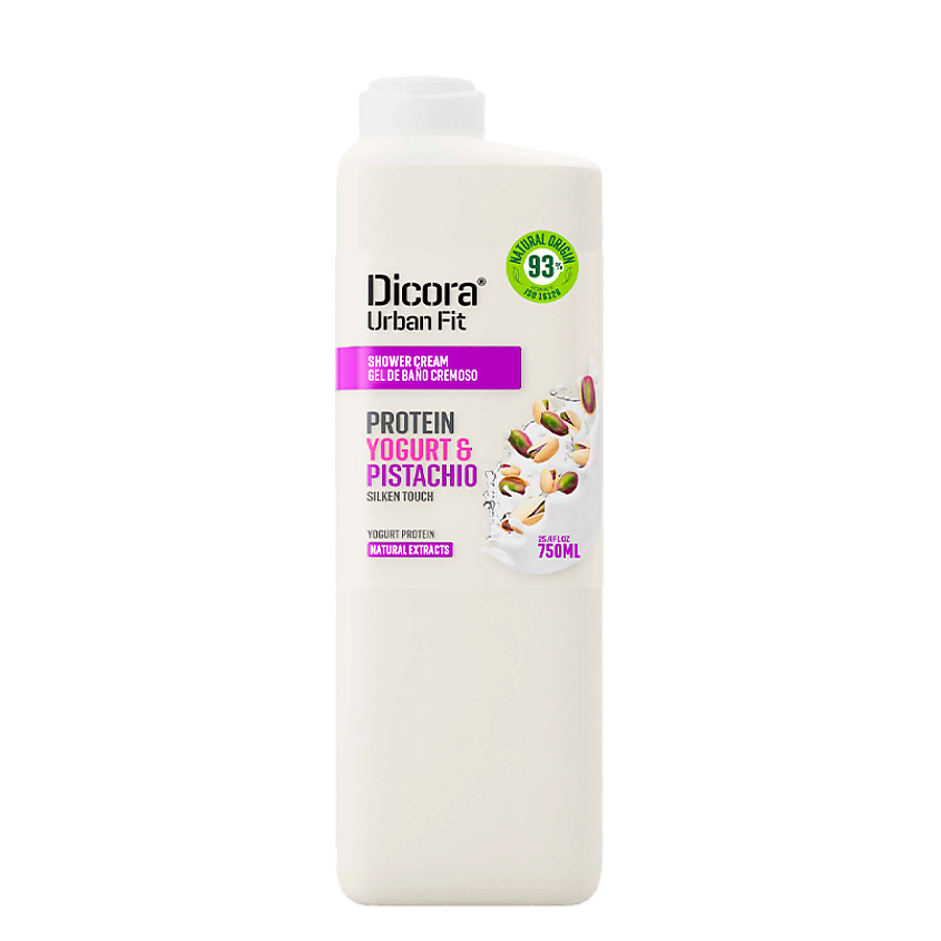 DICORA URBAN FIT Крем-гель для душа "PROTEIN, Yogurt & Pistachio" – фото 2