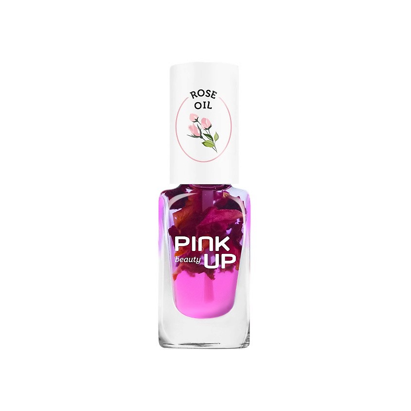 PINK UP Масло для ногтей и кутикулы BEAUTY rose oil – фото 4