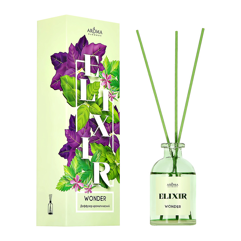 Wonder Elixir AROMA HARMONY Интерьерные духи ELIXIR Wonder купить по цене 439₽ в ЛЭТУАЛЬ