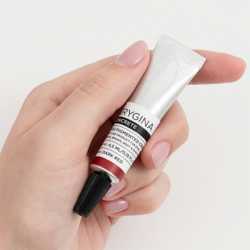 KRYGINA COSMETICS Мультифункциональный высокопигментированный крем CONCRETE, DARK RED – фото 8