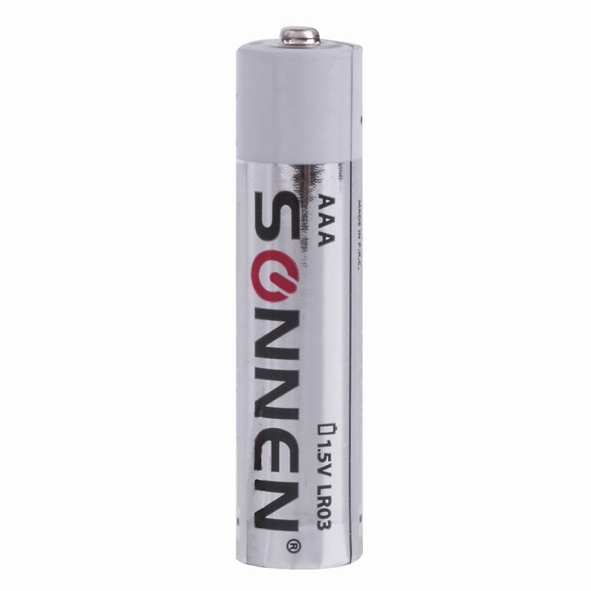 SONNEN Батарейки Alkaline, AAA (LR03, 24А) мизинчиковые – фото 4