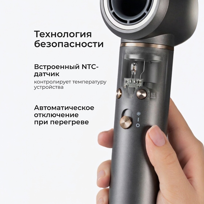 ZOFFT Профессиональный фен-стайлер для волос Essential (S300), Серый – фото 13