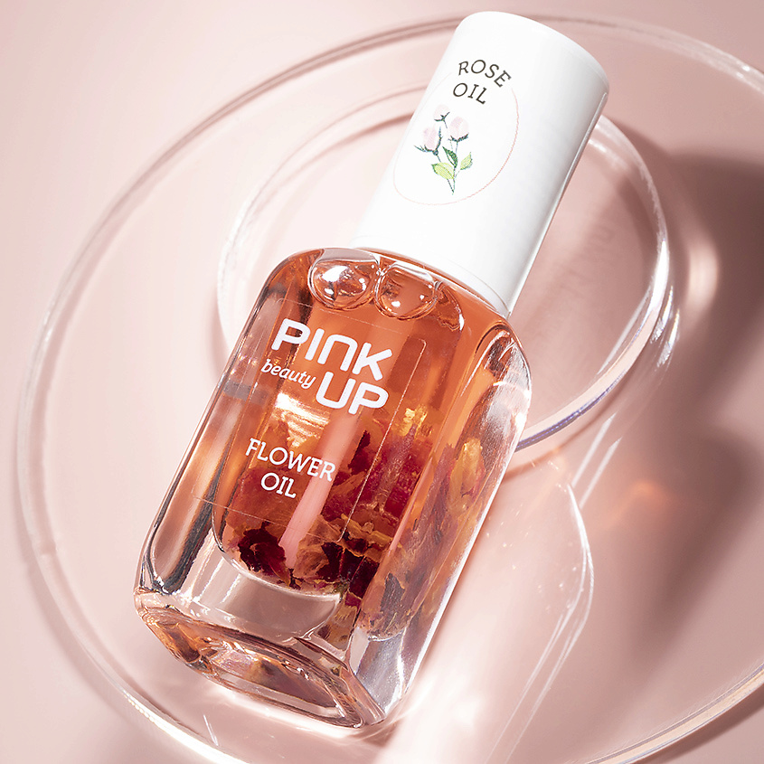 PINK UP Масло для ногтей и кутикулы BEAUTY rose oil – фото 6