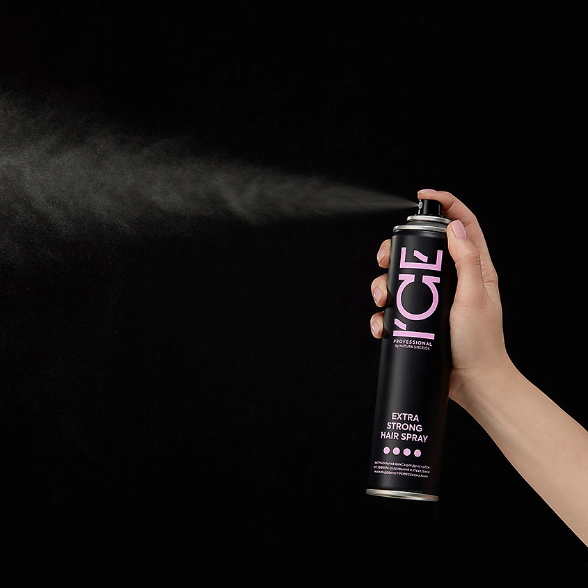 ICE by NATURA SIBERICA Лак для волос экстрасильной фиксации Extra Strong Hair Spray – фото 4