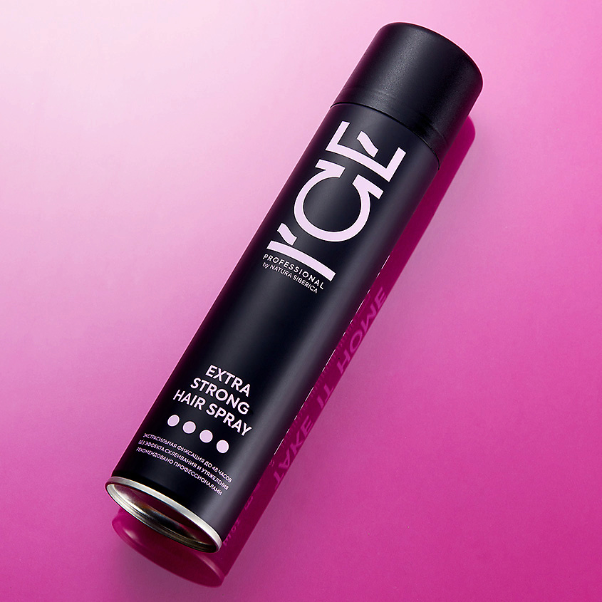 ICE by NATURA SIBERICA Лак для волос экстрасильной фиксации Extra Strong Hair Spray – фото 3