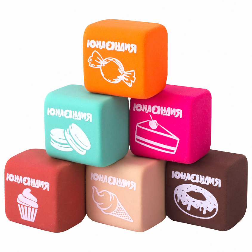 ЮНЛАНДИЯ Набор ластиков ароматизированных "Сладкие истории" – фото 2