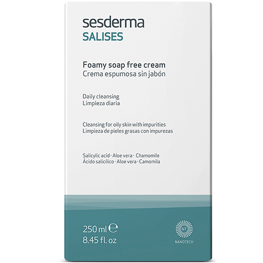 SESDERMA Крем пенящийся для умывания для лица и тела Salises – фото 2