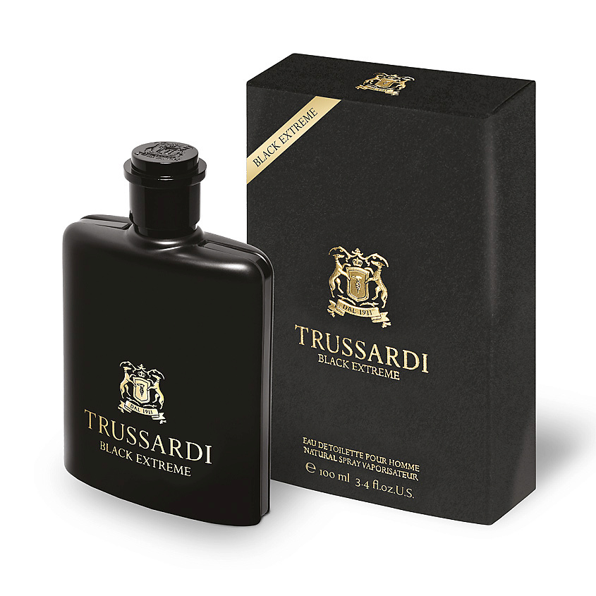 TRUSSARDI Black Extreme, Туалетная вода, спрей 100 мл – фото 2
