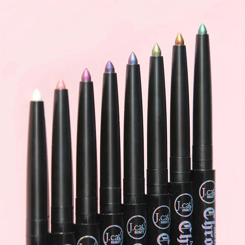 J. CAT BEAUTY Карандаш для глаз стойкий 24/7 CHROMATIC SHOCK – фото 2