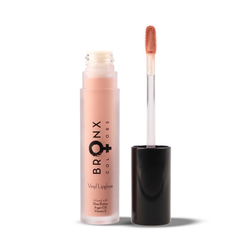 BRONX COLORS Блеск для губ Vinyl Lipglaze, In The Nude, 4 мл – фото 2
