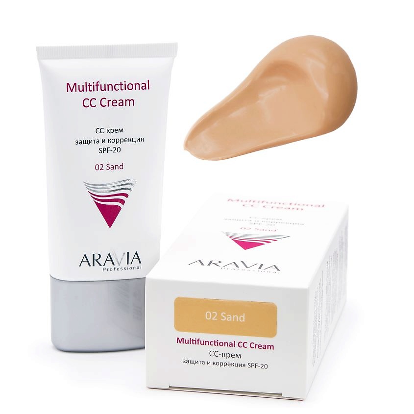 ARAVIA PROFESSIONAL СС-крем защитный SPF-20 Multifunctional CC Cream – фото 6