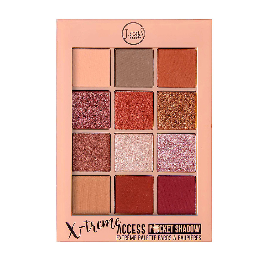 J. CAT BEAUTY Палетка теней для век X-Treme Access Pocket Shadow – фото 1