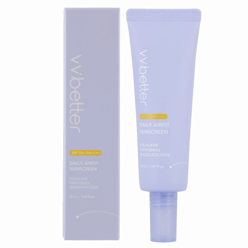 VVBETTER Крем солнцезащитный SPF50+ PA++++ / Daily Airfit Sunscreen – фото 1