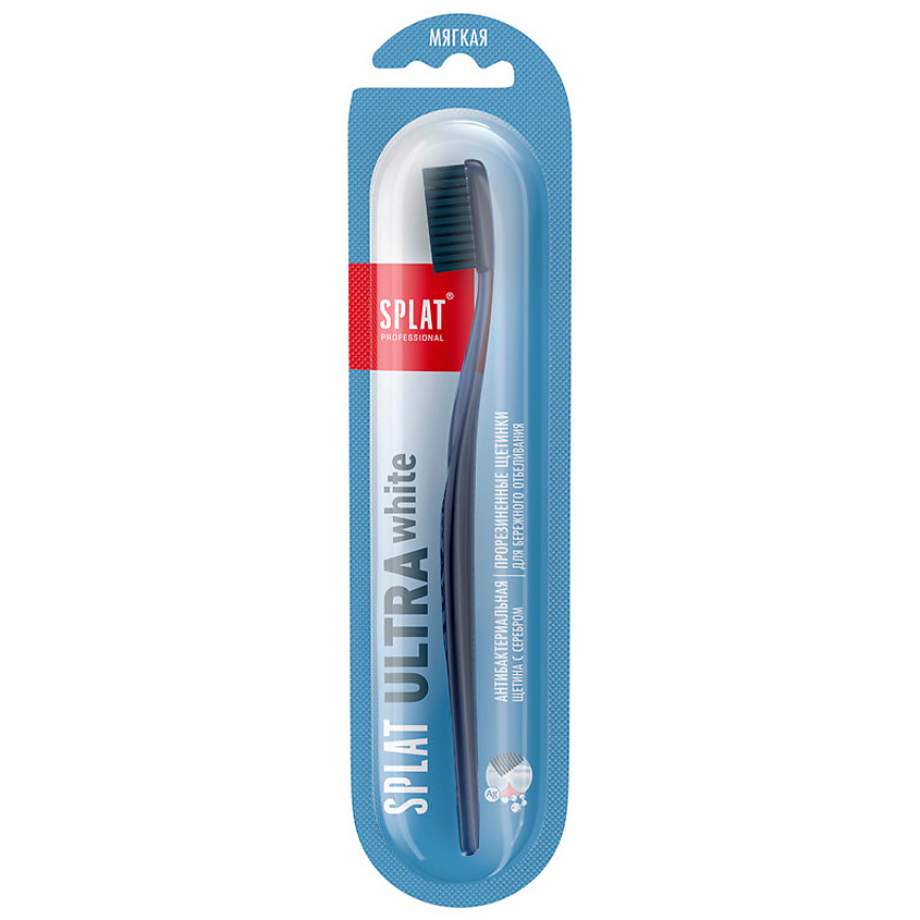 SPLAT Инновационная зубная щетка мягкая Professional Ultra White – фото 1