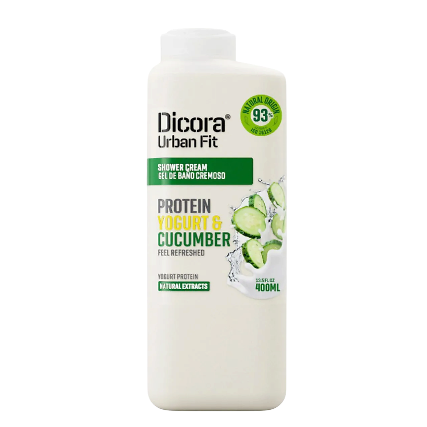 DICORA URBAN FIT Крем-гель для душа PROTEIN Yogurt & Cucumber – фото 1