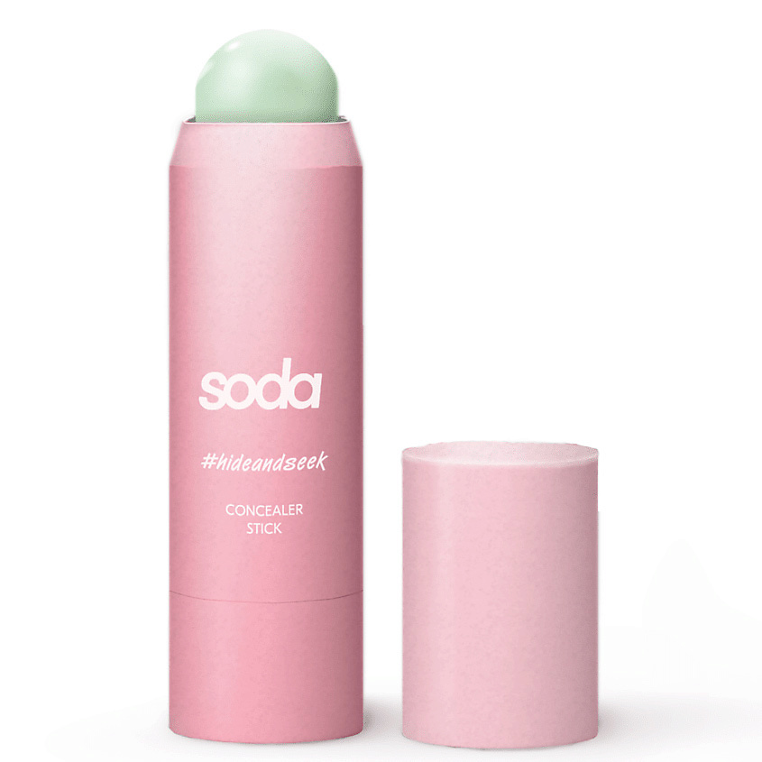 SODA GREEN COLOUR FIXING CONCEALER #hideandseek 101 Консилер в стике – фото 1