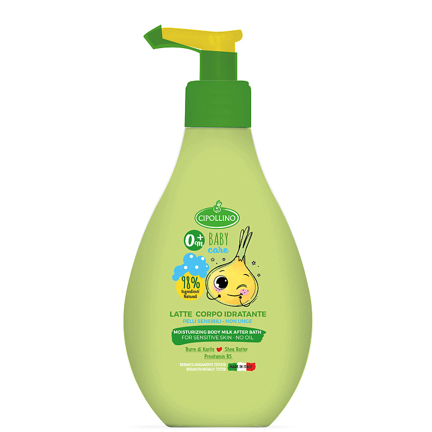 CIPOLLINO Молочко для тела детское для чувствительной кожи Moisturizing Body Milk After Bath – фото 1