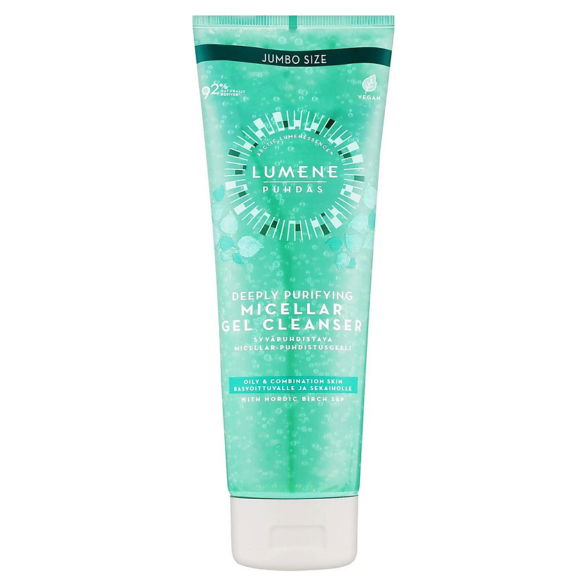 LUMENE Глубоко очищающий мицеллярный гель для умывания Deeply Purifying Cleanser – фото 1