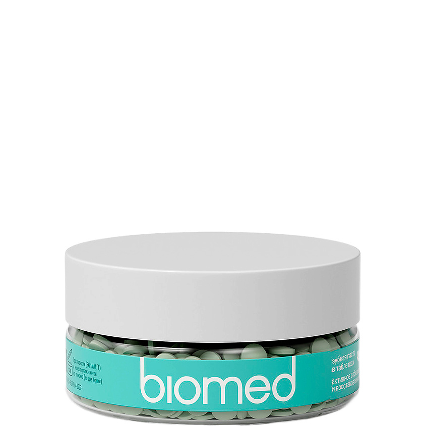 BIOMED Инновационная зубная паста в таблетках со вкусом мяты Healthywhite – фото 1