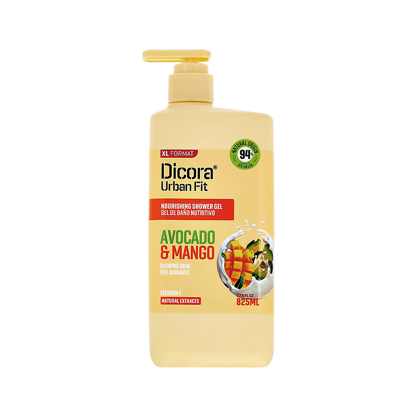 DICORA URBAN FIT Гель для душа манго и авокадо – фото 1