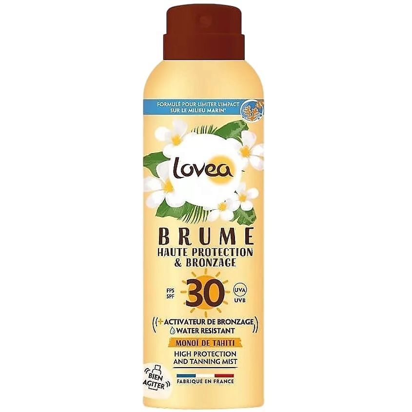 LOVEA Мист для загара с высокой степенью защиты SPF30 Braume Haute Protection & Bronzage – фото 1
