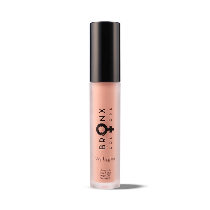 BRONX COLORS Блеск для губ Vinyl Lipglaze, In The Nude, 4 мл – фото 1