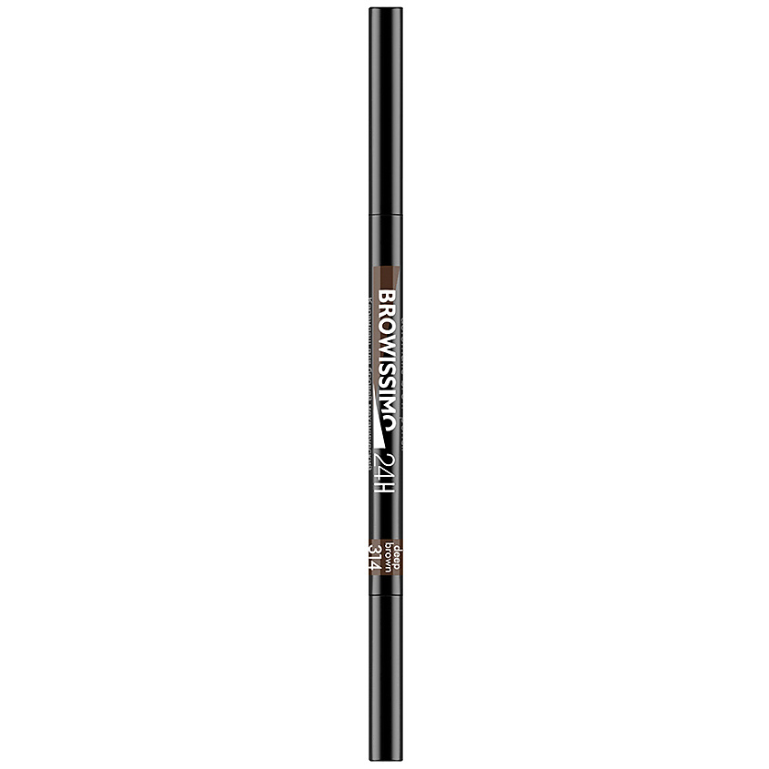LUXVISAGE Карандаш для бровей механический Browissimo Ultra Slim Super Stay 24H, № 314 Deep Brown, 0,06 г – фото 1