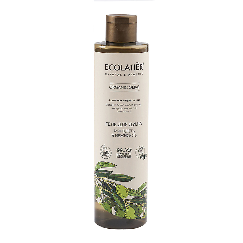 Ecolatier Гель для душа ORGANIC OLIVE Мягкость & Нежность – фото 1