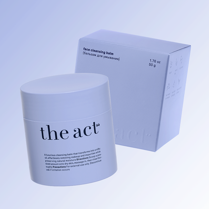 THE ACT Гидрофильный бальзам масло для лица – фото 1