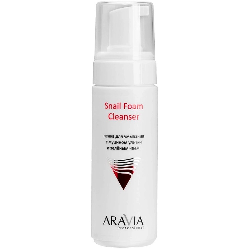 ARAVIA PROFESSIONAL Пенка для умывания с муцином улитки и зелёным чаем Snail Foam Cleanser – фото 1