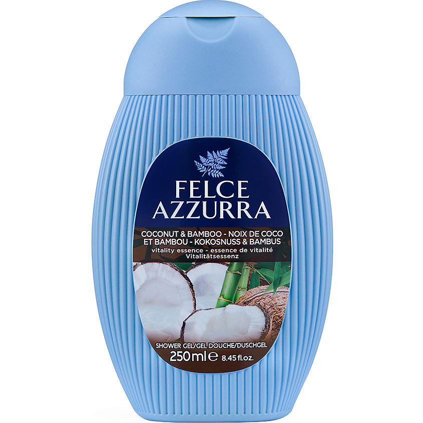 FELCE AZZURRA Гель для душа "Кокос и бамбук" Coconut & Bamboo Shower Gel – фото 2