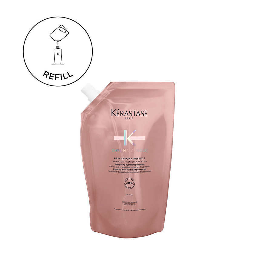 KERASTASE Шампунь для окрашенных волос Chroma Absolu. Сменный блок (рефилл) – фото 2