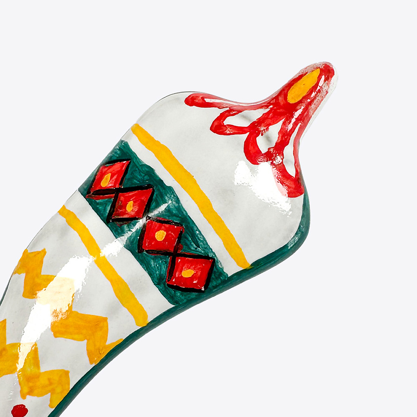 LA PALME ARTISAN CERAMICA Брошь авторская Перец Мексика Вайт Б – фото 4