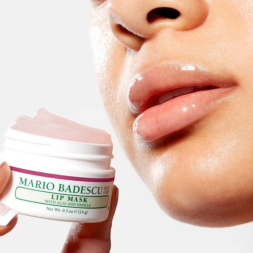 MARIO BADESCU Маска для губ с маслом акаи и ванили Lip Mask With Acai And Vanilla – фото 3