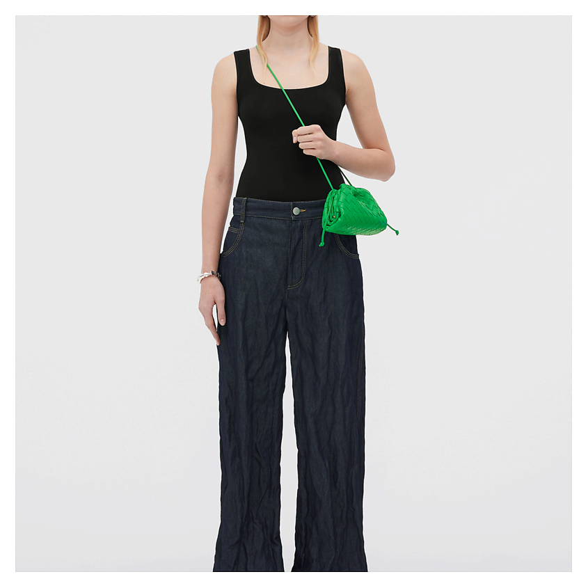 BOTTEGA VENETA Мини-клатч The Mini Pouch Intreccio Weave – фото 5