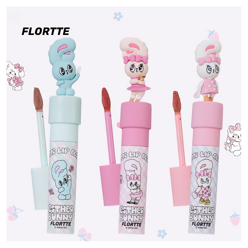 FLORTTE Кремовая помада FLORTTE × Esther Bunny Creamy Lip Cream – фото 4