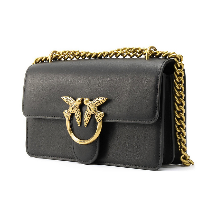 PINKO Сумка FRAIMED Leather Shoulder Bag, Crossbody Bag – фото 2