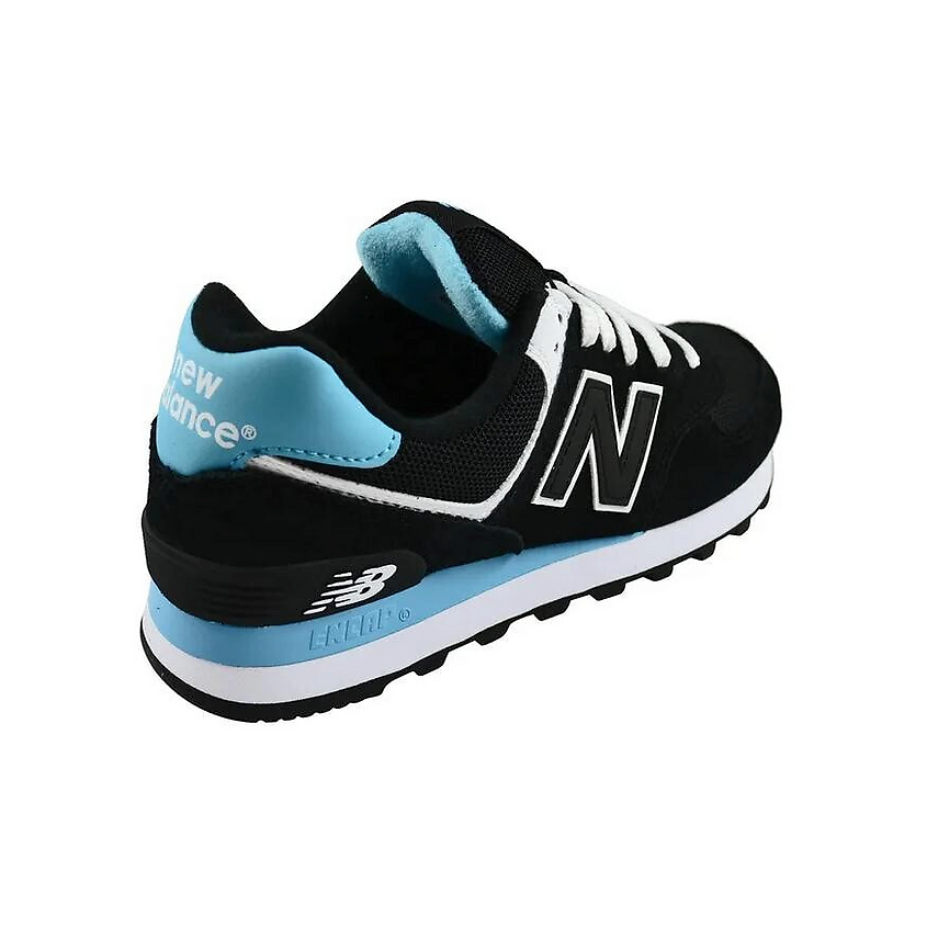 NEW BALANCE Кроссовки 574 Series Low Top Black/Blue – фото 5