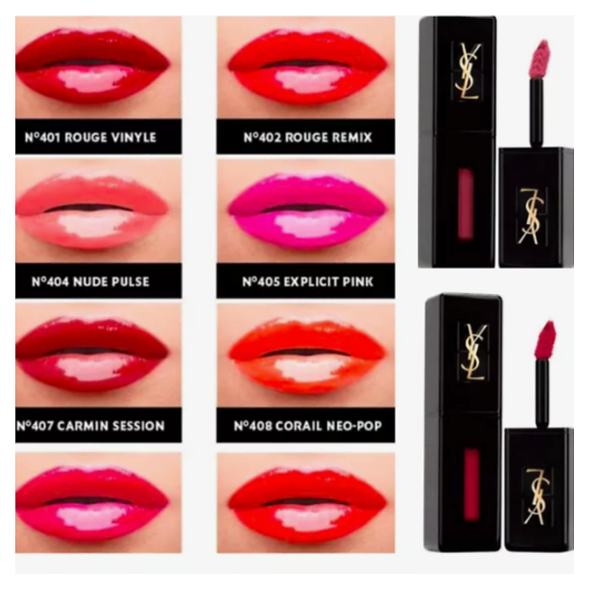 YVES SAINT LAURENT Лак для губ Vernis A Levres Vinyl – фото 3