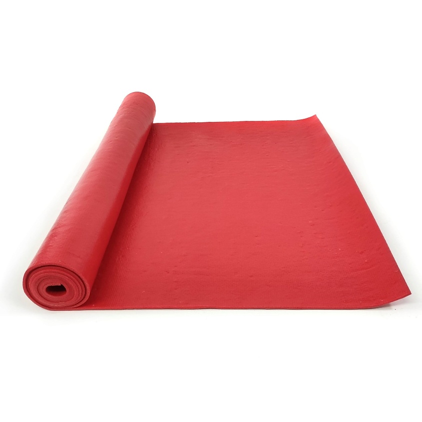 RAMAYOGA Коврик для йоги Puna RamaYoga, цвет: Бордовый, размер: 185 х 60 х 0,35 – фото 4