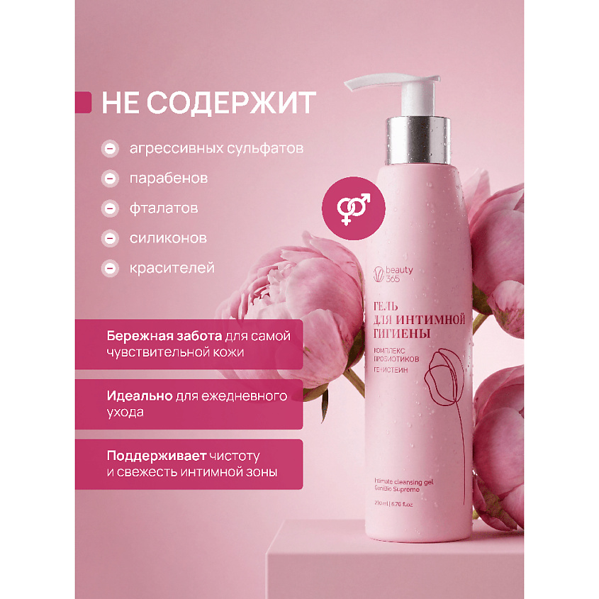 BEAUTY365 Гель-уход для интимной гигиены GeniBio Supreme – фото 4