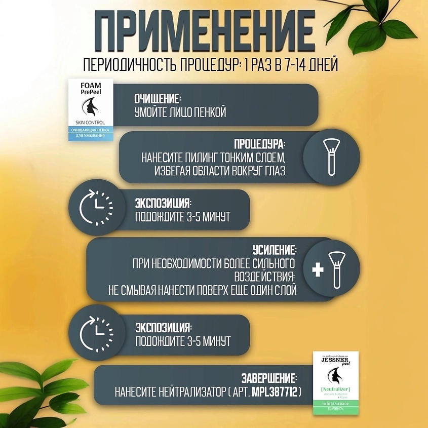 TREND COSMETICS Молочный пилинг 30%  комбинированный, с гиалуроновой кислотой – фото 4
