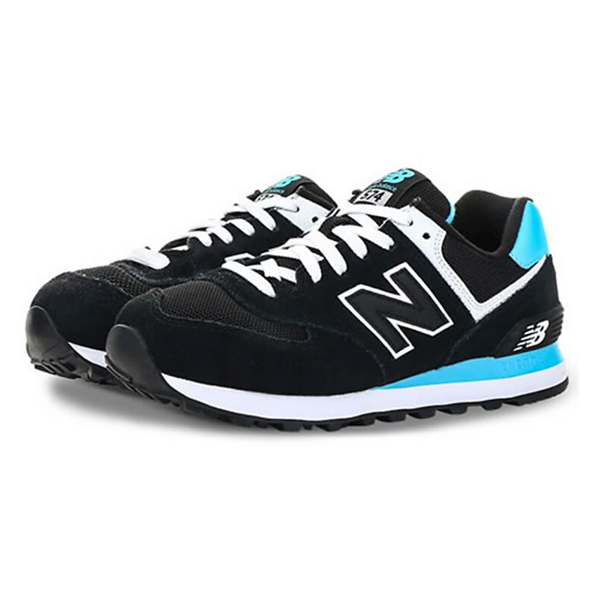 NEW BALANCE Кроссовки 574 Series Low Top Black/Blue – фото 2