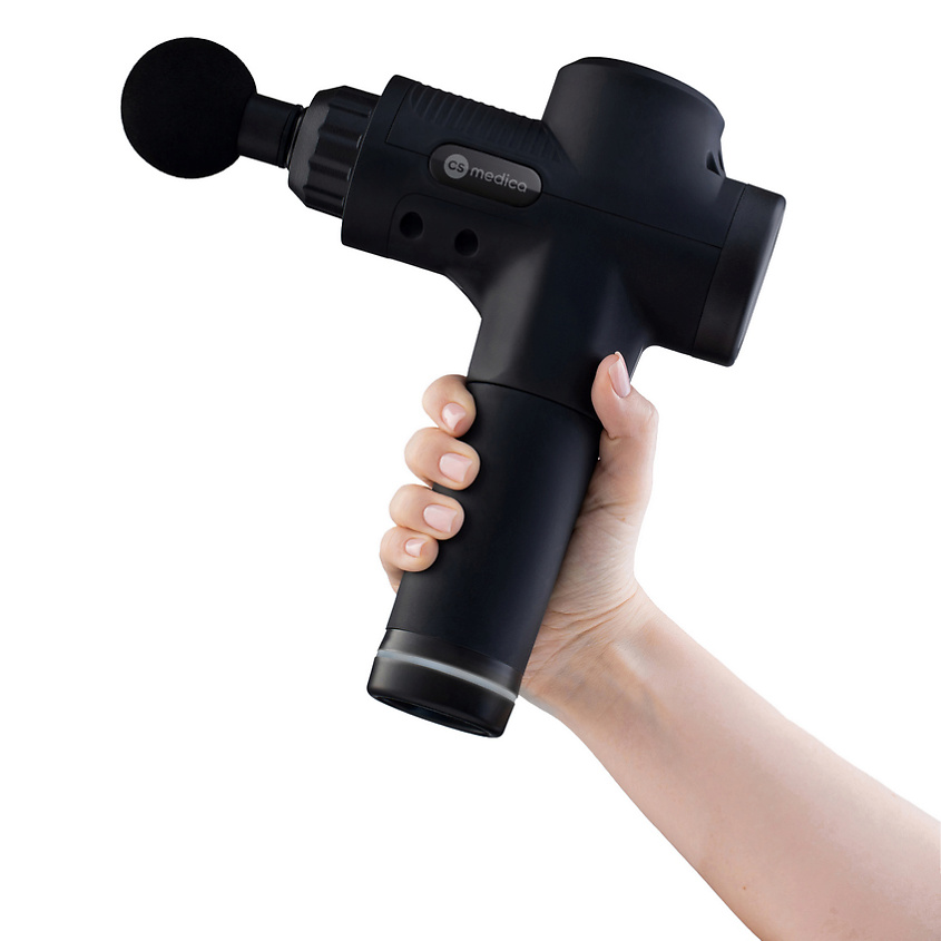 CS MEDICA Массажер перкуссионный для тела VibraPulsar CS-v15 REVOLT Massage Gun black – фото 8