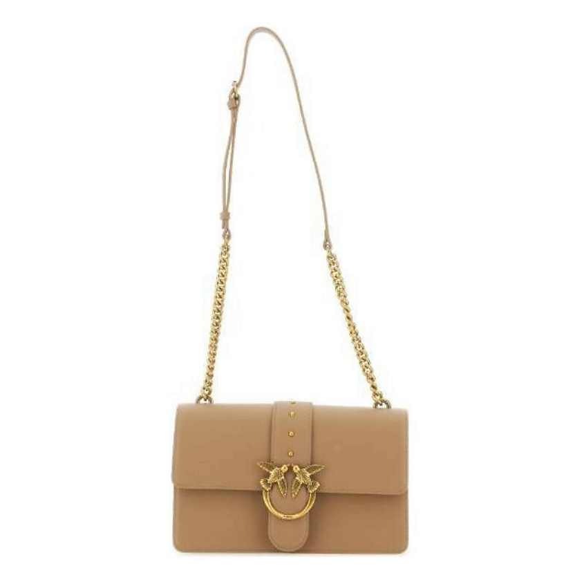 PINKO Сумка Calfskin Crossbody Bag, Shoulder Bag Women's Brown – фото 2