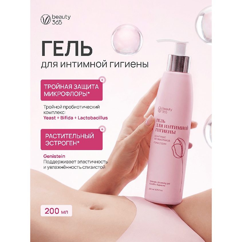 BEAUTY365 Гель-уход для интимной гигиены GeniBio Supreme – фото 2