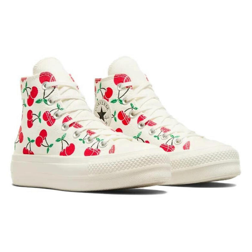 CONVERSE Кеды женские Chuck Taylor All Star Lift Platform High 'Cherries' – фото 4