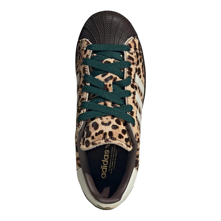 ADIDAS ORIGINAL Кроссовки женские Superstar Wmns 2 'Leopard Dark Brown Ivory' – фото 4